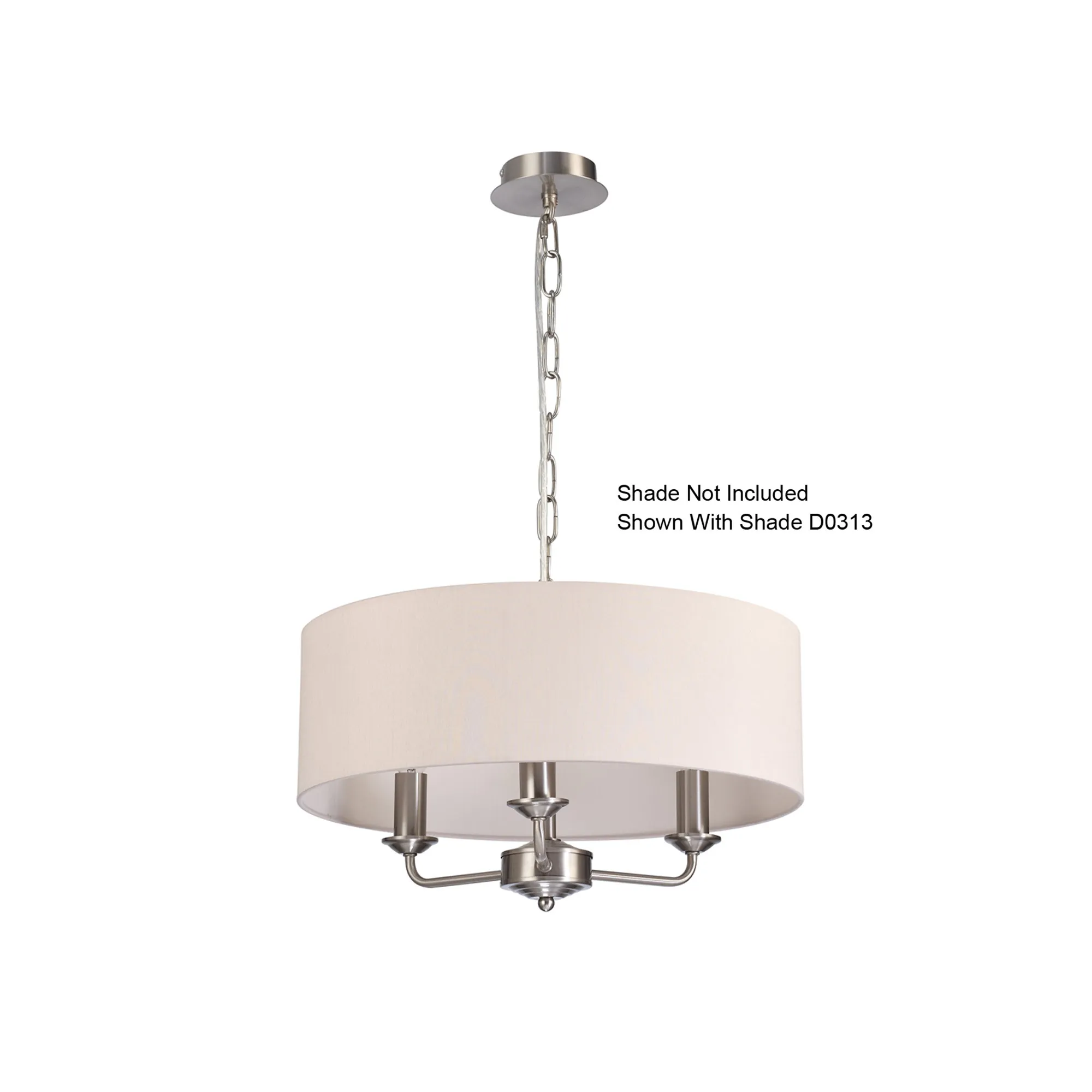 Banyan Pendant 3 Light Satin Nickel D0356  Deco Banyan